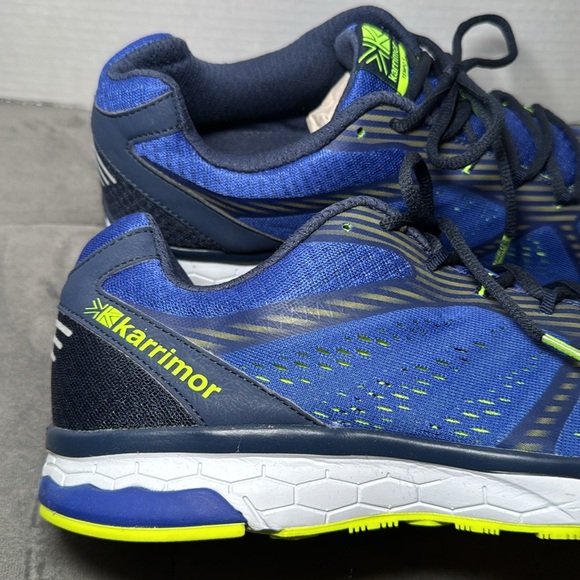 Men's Karrimor Tempo 5 Running Shoes Navy/Lime Size 12 - Picture 7 of 15